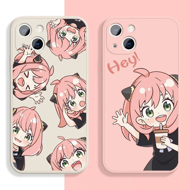 Coque Anime SPY x FAMILY Anya en Silicone...