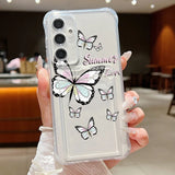 Coque papillon rose pour Samsung Galaxy