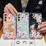 Coque fleurs pastel pour Samsung Galaxy