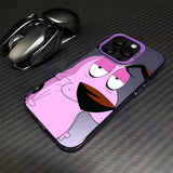 Coque Courage le Chien Froussard pour iPhone