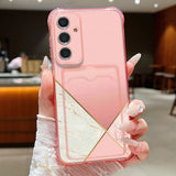 Coque marbre rose pour Samsung Galaxy