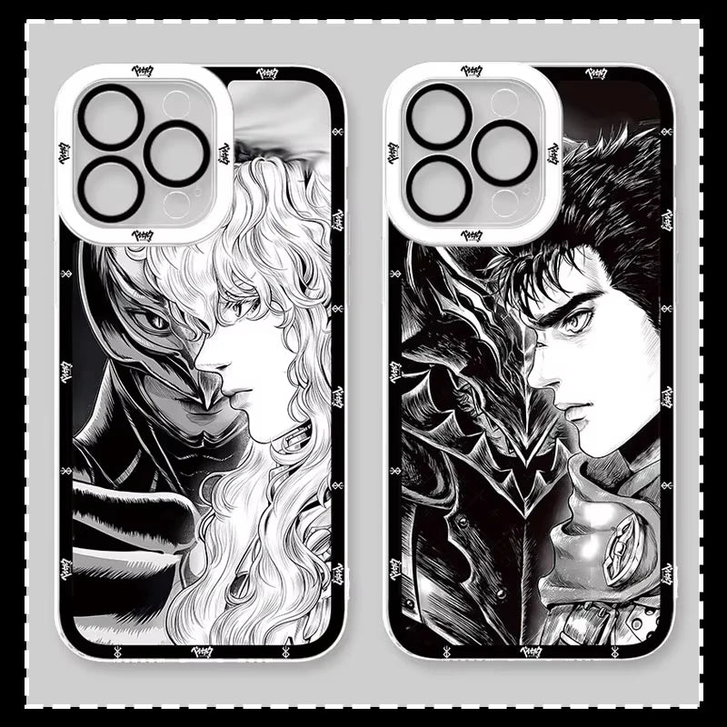 Coque Anime Berserk Guts Transparente pour iPhone