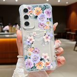 Coque fleurs pastel pour Samsung Galaxy