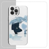 Coque Jujutsu Kaisen Silicone Souple Blanche pour iPhone