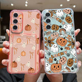 Coque Halloween fantômes et citrouilles pour Samsung Galaxy