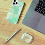 Coque rigide antichoc silicone et PC anti-rayures pour iPhone 13 à 16