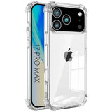 Coque antichoc transparente à coins renforcés pour iPhone