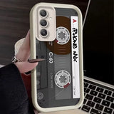 Coque Motif Cassette Rétro pour Samsung Galaxy