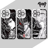 Coque Anime Berserk Guts Transparente pour iPhone