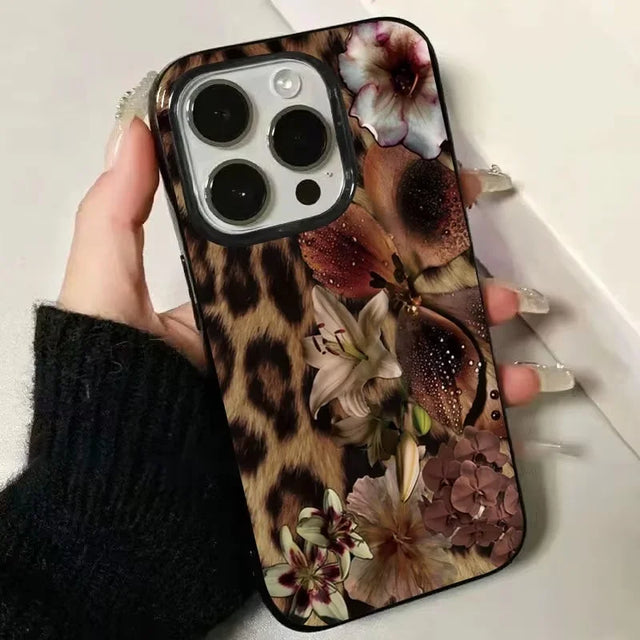 Coque Lys léopard