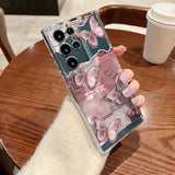 Coque papillons violets pour Samsung Galaxy
