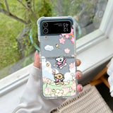 Coque Chiot Maltais Dessin Animé Coréen pour Samsung Galaxy Z Flip