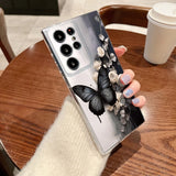 Coque papillons violets pour Samsung Galaxy