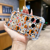 Coque Halloween Fantôme, Citrouille et Chat Noir pour iPhone