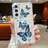 Coque papillons bleus pour Samsung Galaxy