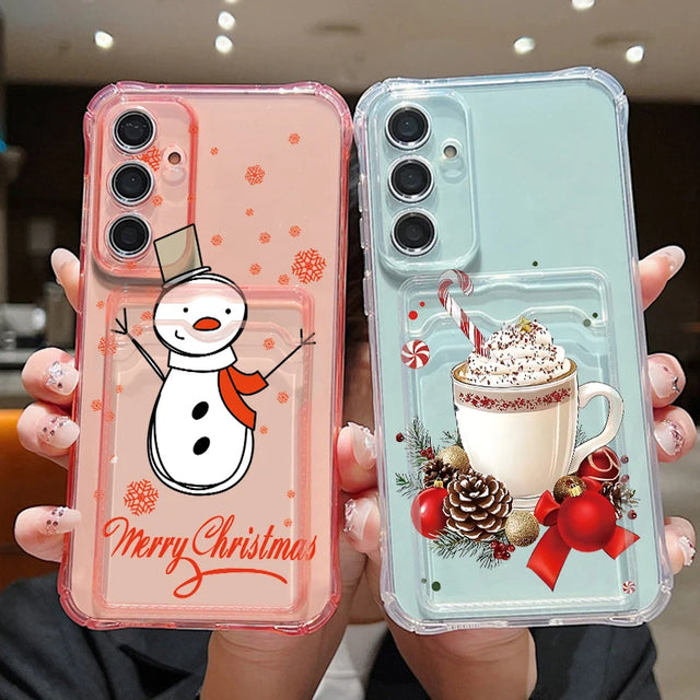 Coque bonhomme de neige et chocolat chaud...