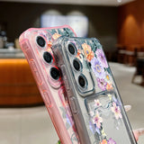 Coque fleurs pastel pour Samsung Galaxy