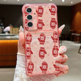 Coque Noël mitaines et lamas pour Samsung Galaxy