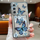 Coque papillons bleus pour Samsung Galaxy