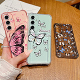 Coque papillon rose pour Samsung Galaxy