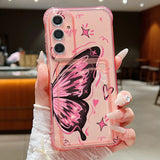 Coque papillon rose pour Samsung Galaxy