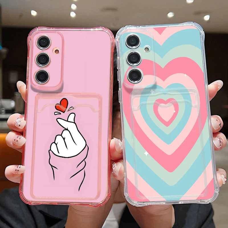 Coque cœur coréen pour Samsung Galaxy