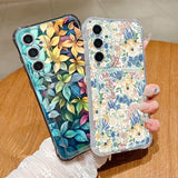 Coque bouquets de fleurs roses et des champs pour Samsung Galaxy