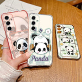 Coque pandas kawaii pour Samsung Galaxy