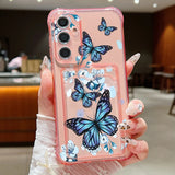 Coque papillons bleus pour Samsung Galaxy