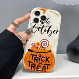 Coque Halloween Citrouilles et Bonbons pour iPhone