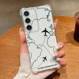 Coque avion et montagne pour Samsung Galaxy