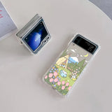 Coque Chiot Maltais Dessin Animé Coréen pour Samsung Galaxy Z Flip