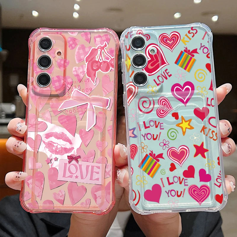 Coque cœurs Love pour Samsung Galaxy