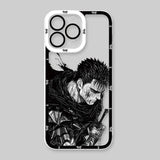Coque Anime Berserk Guts Transparente pour iPhone